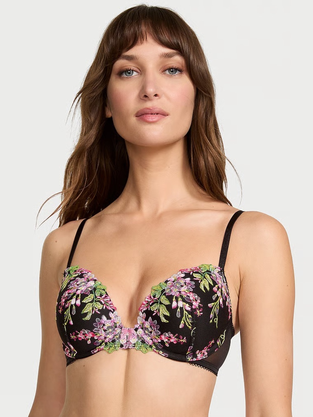 Victoria's Secret Dream Angels Wisteria Embroidery Push-Up Bra 36D Push-up NWT